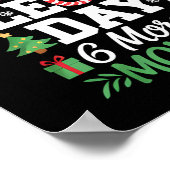 Merry Leon Day Noel Ckwards Funny Christmas Countd ポスター (角)