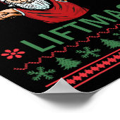 Merry Liftmas - Christmas Bodybuilder Gym Workout  ポスター (角)