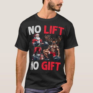 Merry Liftmas Muscle Santa Weightlifting Xmas Body Tシャツ