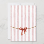 Merry Little Baby Shower Invitation 招待状 (裏面)