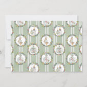 Merry Little Baby Shower Photo Thank You Card サンキューカード (裏面)