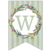 Merry Little Baby Shower “Welcome Baby” Banner バンティングフラッグ (第3の旗)