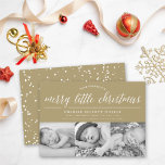 Merry Little Christmas 3 Photo Modern Baby Birth シーズンカード<br><div class="desc">Have Yourself A Merry Little Christmas Simple Calligraphy Script 3 Photo Collage Holiday Birth Announcement / Baby's 1st Christmas Card. Designed by fat*fa*tin. Easy to customize with your own text, photo or image. For custom requests, please contact fat*fa*tin directly. Custom charges apply. www.zazzle.com/fat_fa_tin www.zazzle.com/color_therapy www.zazzle.com/fatfatin_blue_knot www.zazzle.com/fatfatin_red_knot www.zazzle.com/fatfatin_mini_me www.zazzle.com/fatfatin_box www.zazzle.com/fatfatin_design www.zazzle.com/fatfatin_ink...</div>