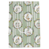 Merry Little Christmas Baby Shower Gift Bag ミディアムペーパーバッグ (裏面)