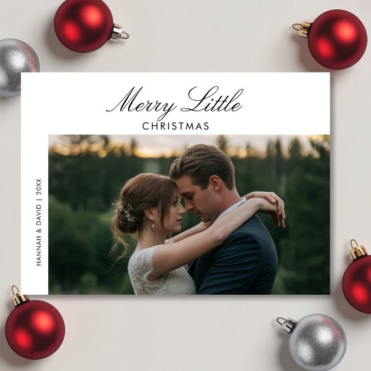 Merry Little Christmas Fun Couple Card シーズンカード