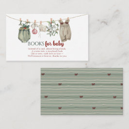 Merry Little Christmas Girl Clothes Books for Baby エンクロージャーカード