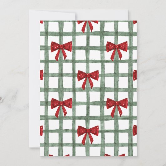 Merry Little Christmas Party Invitation 招待状 (裏面)