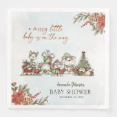 Merry Little Christmas Puppy Baby Shower  (正面)