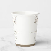 Merry Little Christmas Winter Baby Shower 紙コップ (左)