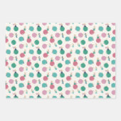 Merry Little Mice- Christmas Wrapping Paper Trio 2 ラッピングペーパーシート (正面2)