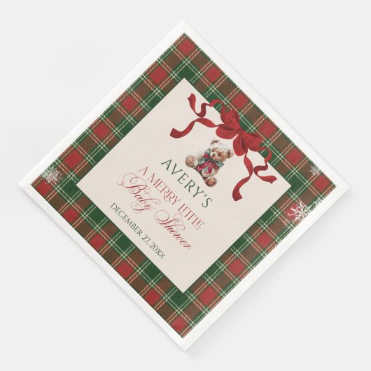 Merry Little Red Bow Christmas Plaid  (コーナー)