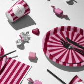 Merry little red stripe Christmas Party Cups 紙コップ