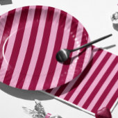 Merry little red stripe Christmas Party Napkin スタンダードカクテルナプキン