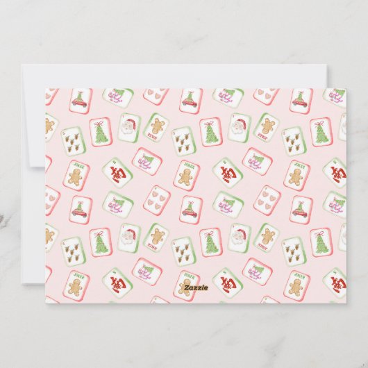 Merry Mahjong | Christmas シーズンカード (裏面)