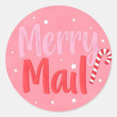 Merry Mail ラウンドシール (正面)