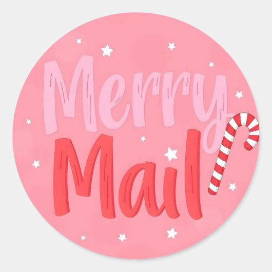 Merry Mail ラウンドシール (正面)