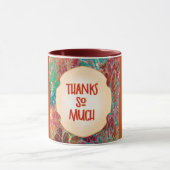 Merry Marigold Autumn Gratitude Latte Mug マグカップ (中央)