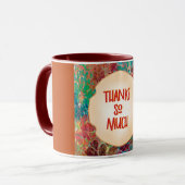 Merry Marigold Autumn Gratitude Latte Mug マグカップ (正面左)