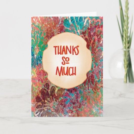 Merry Marigold – Thanks So Much Greeting Card カード (正面)