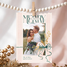 Merry & Married グリーンボウ クリスマス ウェディングフォト