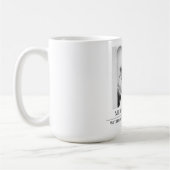 Merry & Married - 結婚したてのカップルのクリスマス コーヒーマグカップ (左)