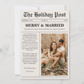 Merry & Married Christmas Newspaper シーズンカード (正面)