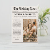 Merry & Married Christmas Newspaper シーズンカード (スタンド正面)