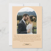 Merry & Married Mistletoe Holly 2 Photo Christmas シーズンカード (裏面)