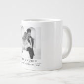 Merry & Married - Personalized Newlywed Christmas  ジャンボコーヒーマグカップ (正面右)
