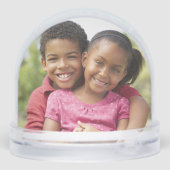 Merry Memories Family Photo Christmas Snow Globe (裏面)