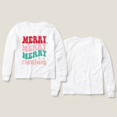 Merry Merry Merry Christmas Retro (デザイン 正面&背面)