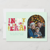 Merry Mint In My Nutcracker Era Christmas Photo シーズンカード (正面)