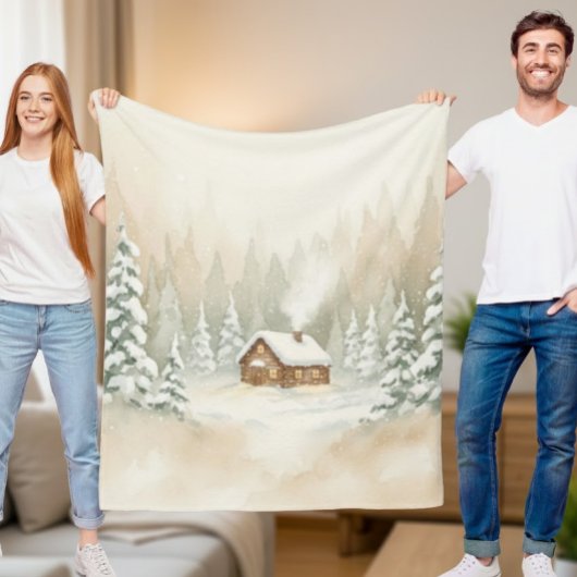 Merry Mist Cozy Fleece Blanket – 50"x60" フリースブランケット