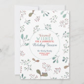 Merry Moments冬の枝の写真 シーズンカード (裏面)