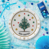 Merry Moments Christmas ペーパープレート (パーティー)