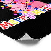 Merry Montessori Nk Tower Christmas Tree Teacher S ポスター (角)