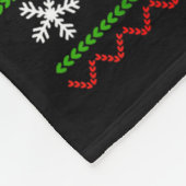 Merry Nmas Ugly Christmas Santa Claus Wrestling Bo フリースブランケット (角)