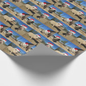 Merry Oinkmas Gift Wrap ラッピングペーパー (角)