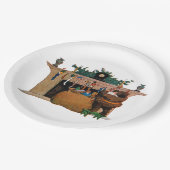 Merry Old Christmas Elf, Jessie Willcox Smith ペーパープレート (アングル)