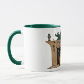 Merry Old Christmas Elf, Jessie Willcox Smith マグカップ (左)