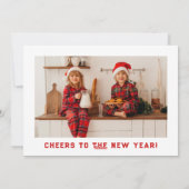 Merry Patch Letter Photo Christmas Cards シーズンカード (裏面)