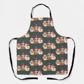Merry Pigmas Guinea Pig Christmas Animal Lover  エプロン (正面)