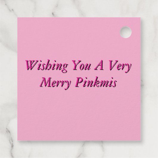 Merry Pinkmis フェイバータグ (裏面)