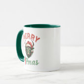 Merry PIPmas Trading Bull Christmas Design – Funny マグカップ (正面左)