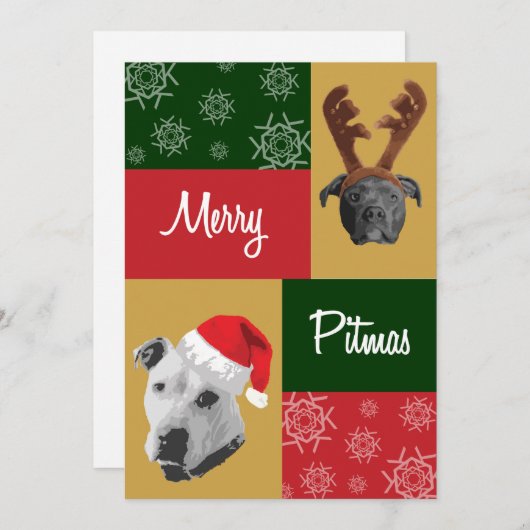 Merry Pitmas シーズンカード (正面/裏面)