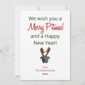 Merry Pitmas シーズンカード (裏面)