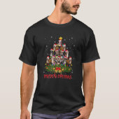 Merry Pitmas Pitbull Dog Ugly Christmas Sweater Tr Tシャツ (正面)