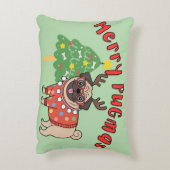 Merry PUGmas アクセントクッション (裏面(縦))