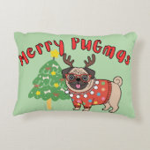 Merry PUGmas アクセントクッション (裏面)