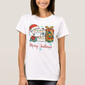 Merry Quiltmas Sewing Machine 6 Tシャツ (正面)